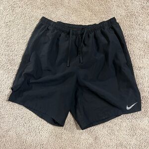 Nike Black Athletic Shorts 2 in 1
